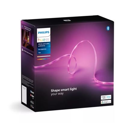 Philips - LED RGBW dimbar LED-remsa Hue WHITE AND COLOR AMBIANCE 10m LED/20W/230V 2000-6500K