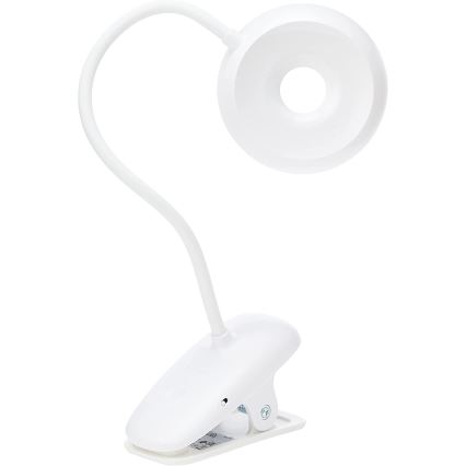 Philips - LED dimbar lampa med klämma DONUTCLIP LED/3W/5V 1200 mAh CRI 90 vit
