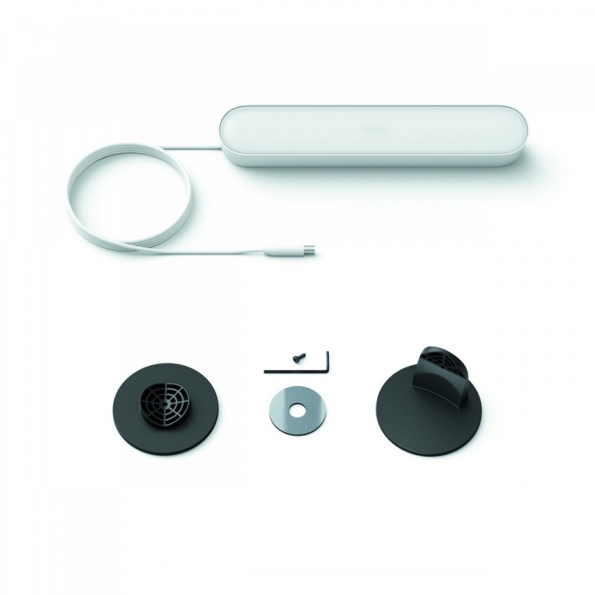 Philips - Utbyggnadssats LED RGB dimbar bordslampa Hue PLAY LED/6W/230V vit