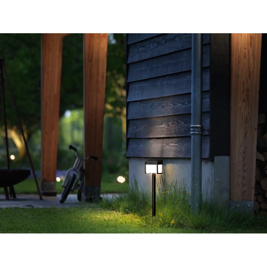 Philips - LED solcellslampa med rörelse- och skymningssensor EZRA LED/1,8W/3,7V 2600 mAh 3000K IP44