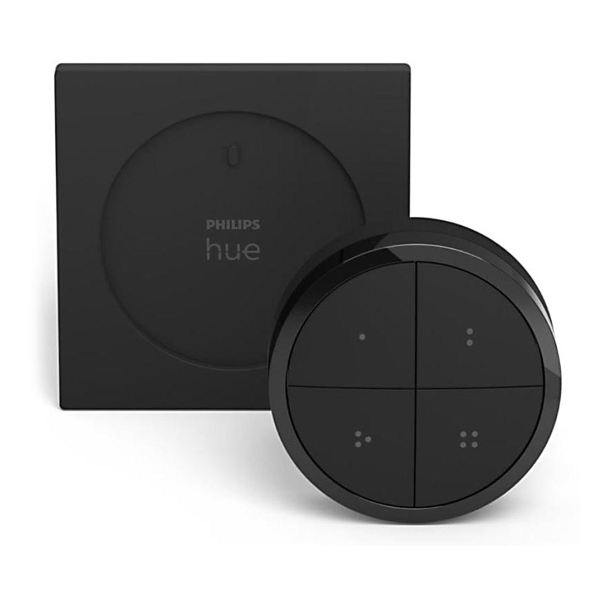 Philips - Fjärrkontroll med strömbrytare Hue TAP 1xCR2032 svart