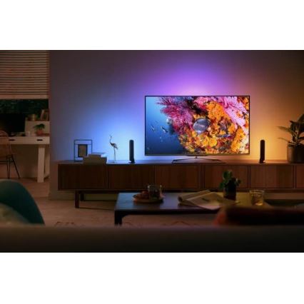 Philips - Förlängningskit LED RGB Ljusreglerad bordslampa Hue PLAY LED/6W/230V svart
