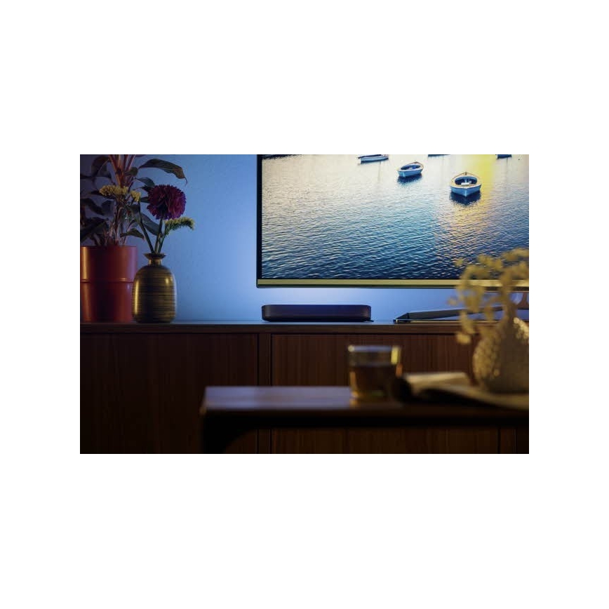 Philips - Förlängningskit LED RGB Ljusreglerad bordslampa Hue PLAY LED/6W/230V svart