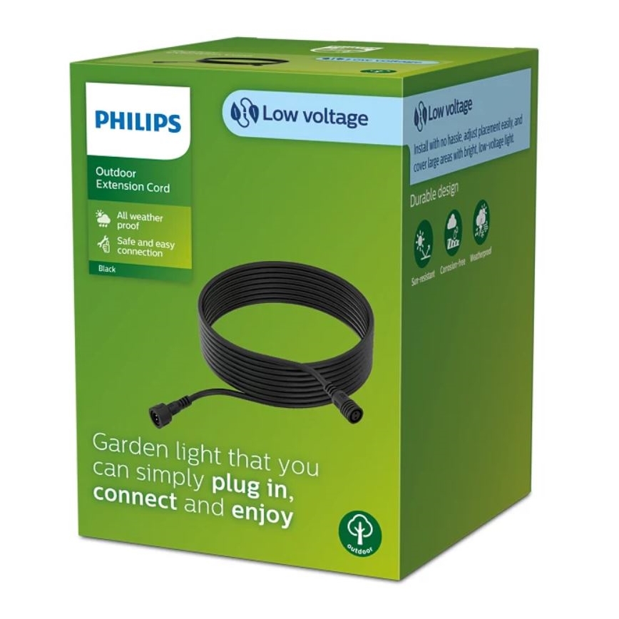 Philips - Förlängningssladd utomhus 10m IP67