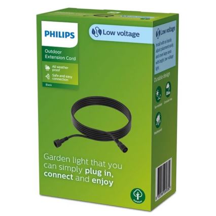 Philips - Förlängningssladd utomhus 5m IP67