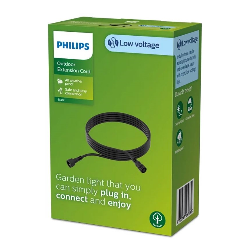 Philips - Förlängningssladd utomhus 5m IP67