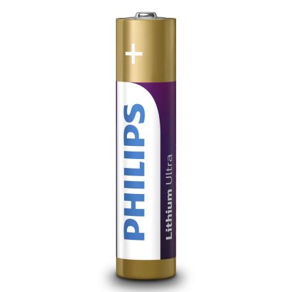 Philips FR03LB4A/10 - 4 st Lithium Batterier AAA LITHIUM ULTRA 1,5V 800mAh