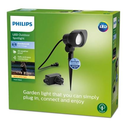 Philips - LED utomhusspotlight LED/24W/230V 2700K IP44