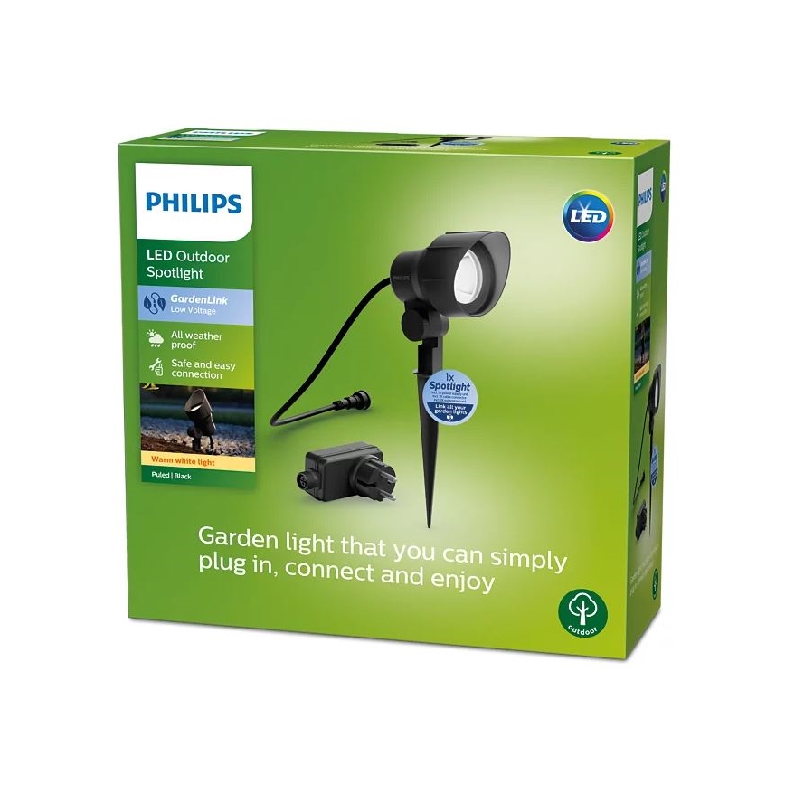 Philips - LED utomhusspotlight LED/24W/230V 2700K IP44
