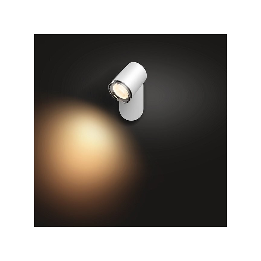 Philips - LED dimbar badrumslampa Hue ADORE 1xGU10/5W/230V IP44 + fjärrkontroll