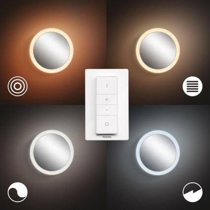 Philips - LED dimbar badrumsspegel Hue ADORE LED/27W/230V + fjärrkontroll IP44