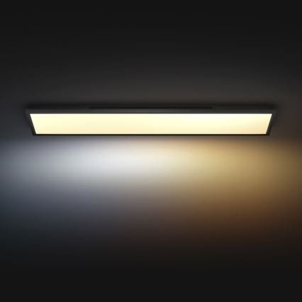 Philips - LED Dimbart takarmatur Hue AURELLE LED/39W/230V 2200-6500K 120x30 cm svart