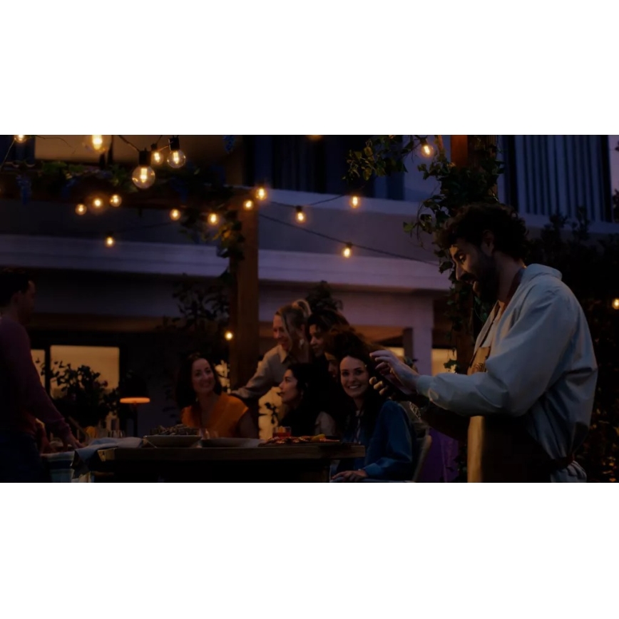 Philips - Hue FESTAVIA LED RGBW förlängningsbar, dimbar utomhusslinga, 20×LED, 14 m, IP65