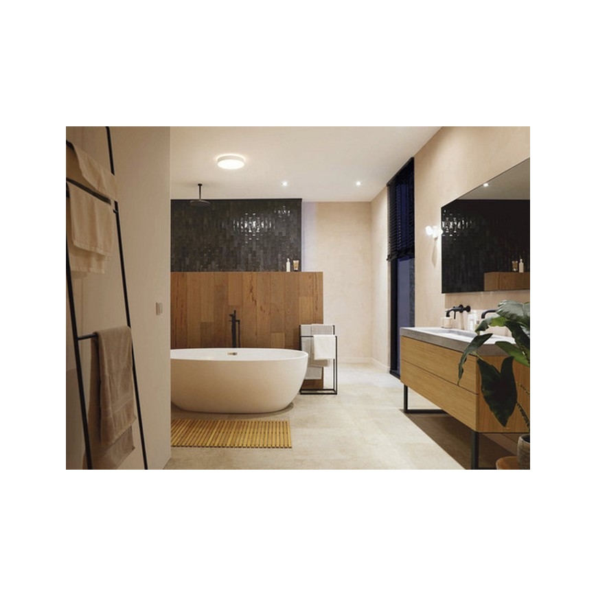 Philips - LED dimbar badrumslampa Hue DEVERE LED/33,5W/230V IP44 Ø 425 mm 2200-6500K + fjärrkontroll