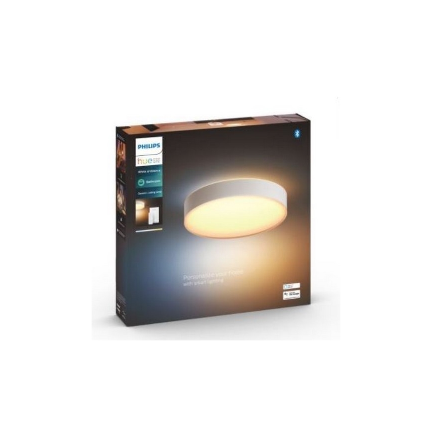 Philips - LED dimbar badrumslampa Hue DEVERE LED/33,5W/230V IP44 Ø 425 mm 2200-6500K + fjärrkontroll