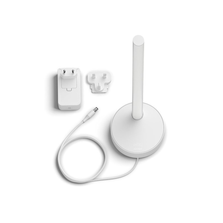 Philips - LED RGB Dimbart bordslampa Hue SIGNE LED/12W/230V 2000-6500K vit