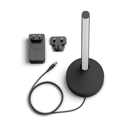 Philips - LED RGB Dimbart bordslampa Hue SIGNE LED/12W/230V 2000-6500K svart