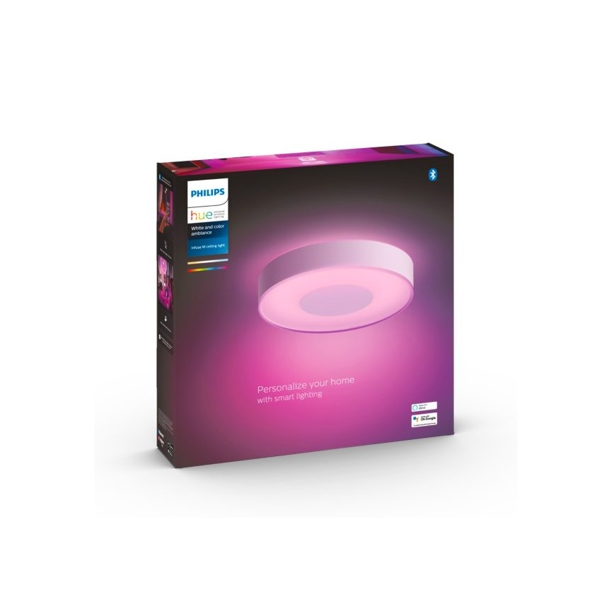 Philips -LED RGB Dimbart taklampa Hue INFUSE LED/33,5W/230V 2000-6500K Ø 381 mm vit