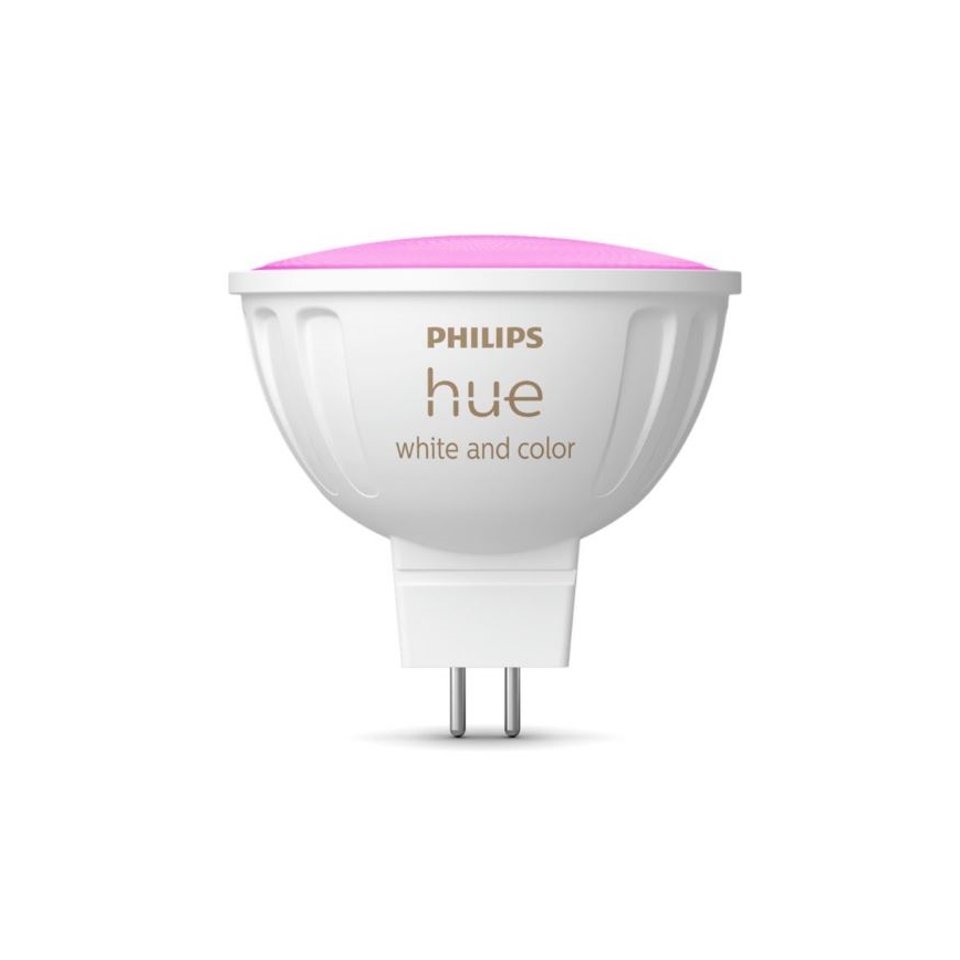 LED RGBW Dimbar lampa Philips Hue White And Color Ambiance GU5,3/MR16/6,3W/12V 2000-6500K