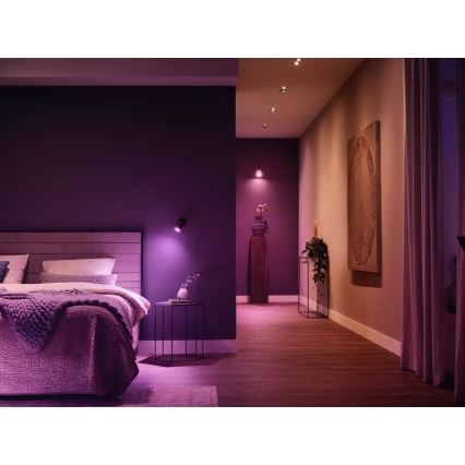Startpaket Philips Hue WHITE AND COLOR AMBIANCE 3xGU10/4,2W 2000–6500K + anslutningsenhet