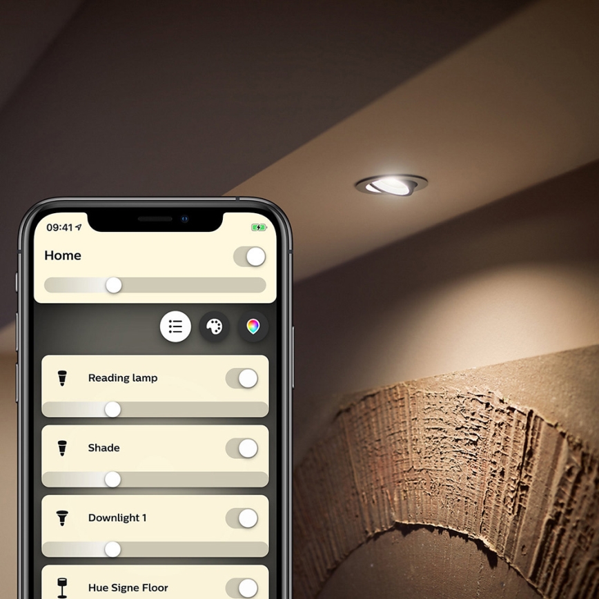 LED Dimbar lampa Philips Hue WHITE GU10/5,2W/230V 2700K