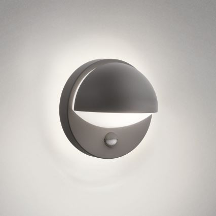 Philips - Utomhus vägglampa med sensor JUNE 1xE27/12W/230V IP44