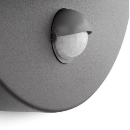 Philips - Utomhus vägglampa med sensor JUNE 1xE27/12W/230V IP44