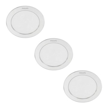 Philips - KIT 3x LED infälld belysning 1xLED/3,5W/230V 2700K