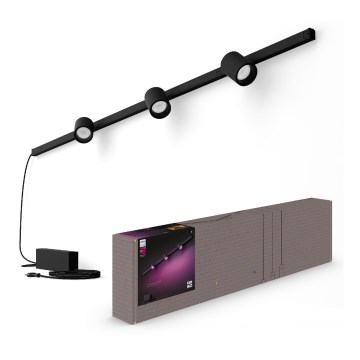 Philips - KIT 3x LED Ljusreglerad belysning För skensystem Hue PERIFO LED/15,6W/230V 2000-6500K