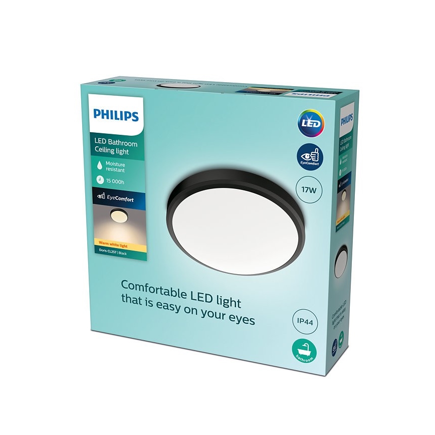 Philips - LED Badrumsbelysning tak LED/17W/230V IP44