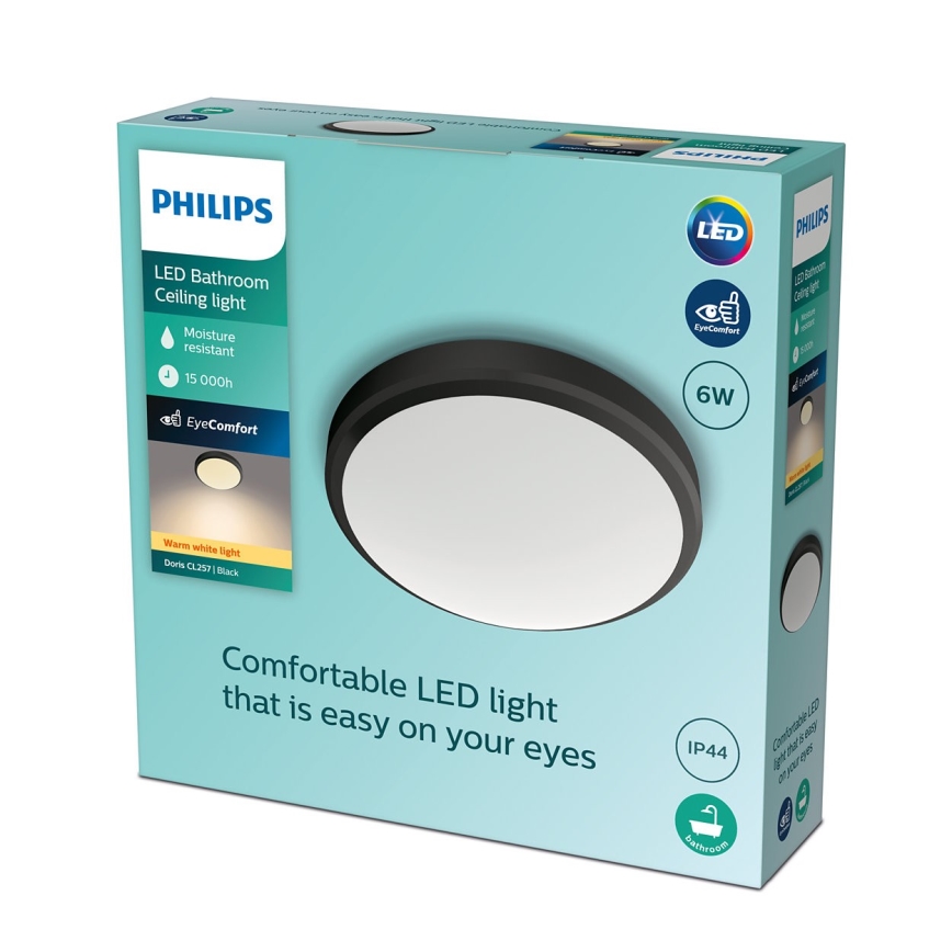 Philips - LED Badrumsbelysning tak DORIS LED/6W/230V IP44