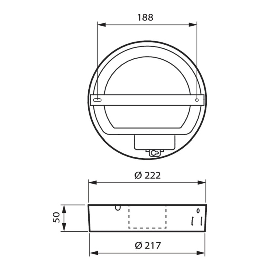 Philips - LED Badrumsbelysning tak LED/21W/230V IP44 4000K