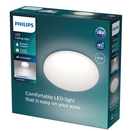 Philips - LED Badrumsbelysning tak ZARPY 1xLED/10W/230V IP44 4000K