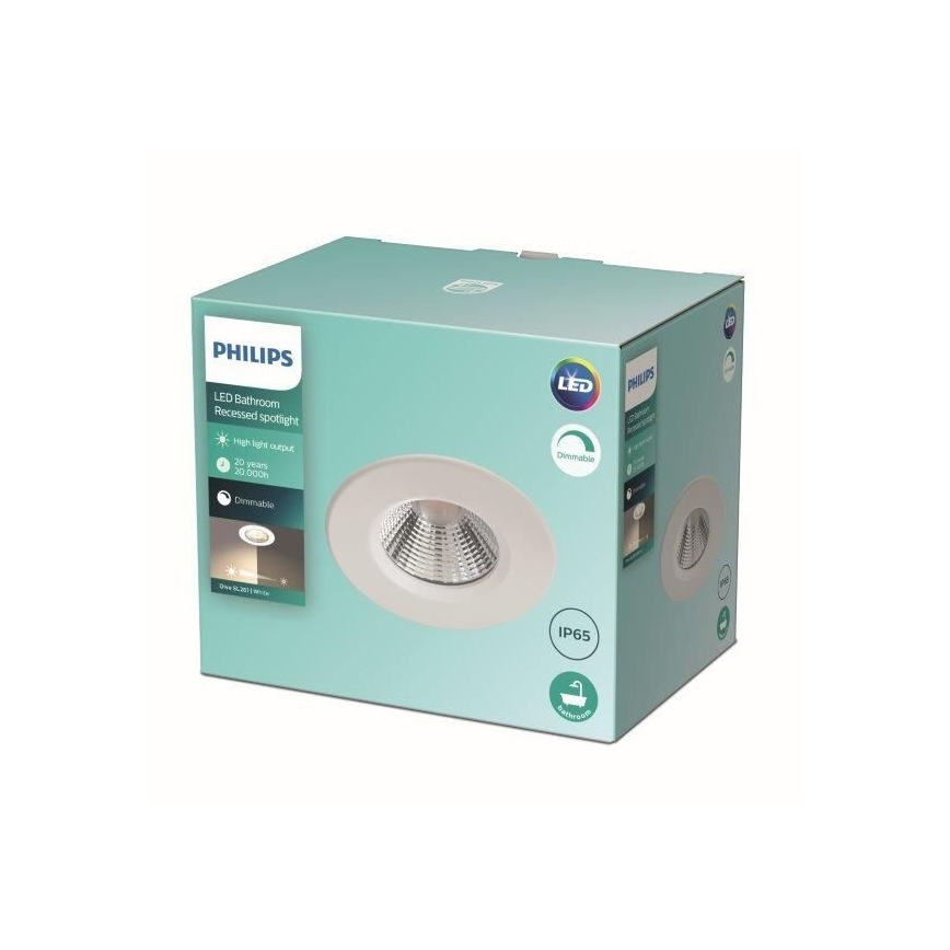 Philips - LED Dimbar Badrumsbelysning DIVE LED/5.5W/230V 2,700K IP65