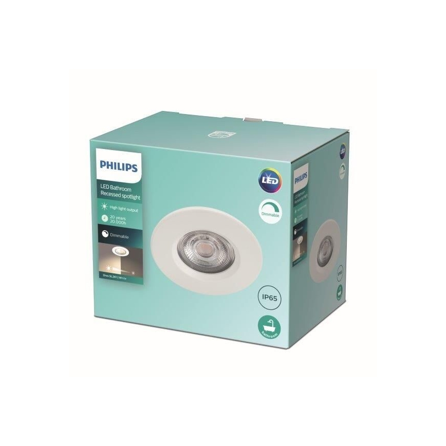 Philips - LED Dimbar Badrumsbelysning DIVE LED/5W/230V 2700K IP65