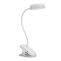 Philips - LED dimbar lampa med klämma DONUTCLIP LED/3W/5V 1200 mAh CRI 90 vit