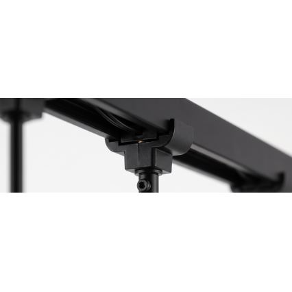 Philips - LED RGBW dimbar taklampa på kabel för skensystemet EASYLINK HUE 3xGU10/4,7W/230V 2200–6500K 1 m svart + Hue Bridge