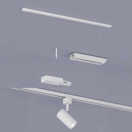 Philips - LED RGBW dimbar spotlight för skensystemet EASYLINK HUE 3xGU10/4,7W/230V 2200–6500K 1 m vit + Hue Bridge