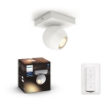 Philips - LED dimbar spotlight Hue BUCKRAM 1xGU10/5W/230V + fjärrkontroll