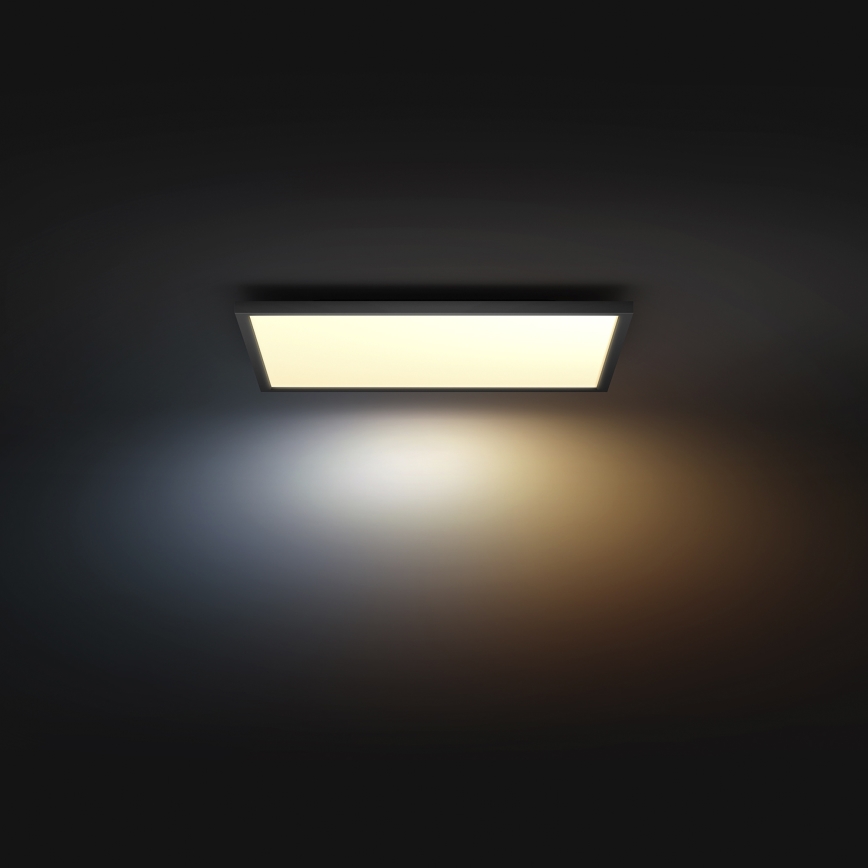 Philips - Dimmbar LED-takarmatur Hue AURELLE LED/39W/230V 2200-6500K 60x60 cm svart