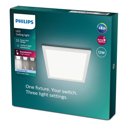 Philips - LED Dimbar Takbelysning SCENE SWITCH LED/12W/230V 4000K