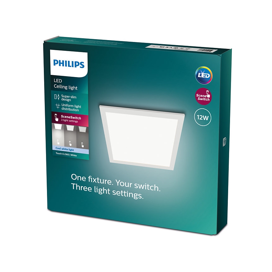 Philips - LED Dimbar Takbelysning SCENE SWITCH LED/12W/230V 4000K