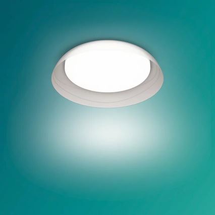 Philips - LED Dimbar taklampa FLETA SCENE SWITCH LED/10W/230V 4000K genomskinlig