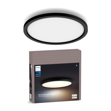 Philips - LED Dimbar taklampa Hue AURELLE LED/21W/230V 2200-6500K Ø 39,5 cm svart
