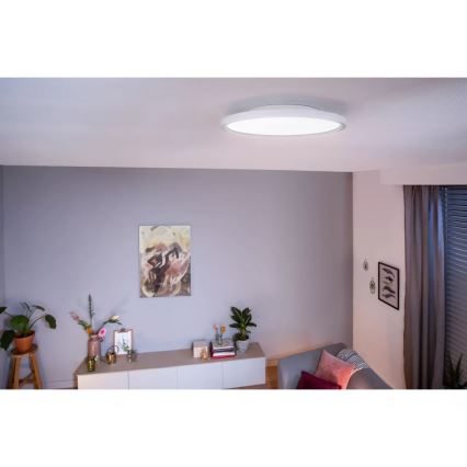 Philips - Dimmbar LED-taklampa Hue AURELLE LED/21W/230V 2200-6500K Ø 39,5 cm vit
