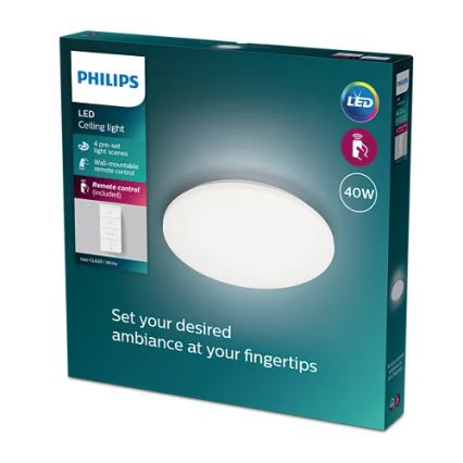 Philips - LED Dimbar taklampa LED/40W/230V 2700-6500K + fjärrkontroll