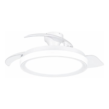 Philips - LED dimbar taklampa med fläkt BLISS LED/35W/230V vit + fjärrkontroll
