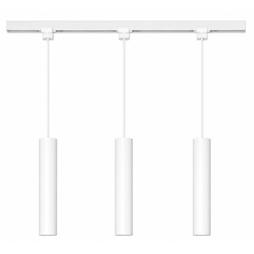 Philips - LED RGBW dimbar pendellampa på vajer för skensystemet EASYLINK HUE, 3×GU10 (4,7 W/230 V), 2200–6500 K, 1 m, vit + Hue Bridge
