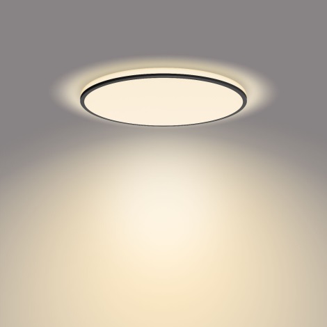 Philips - LED Dimbar taklampa SCENE SWITCH LED/22W/230V diameter 40 cm 2700K svart