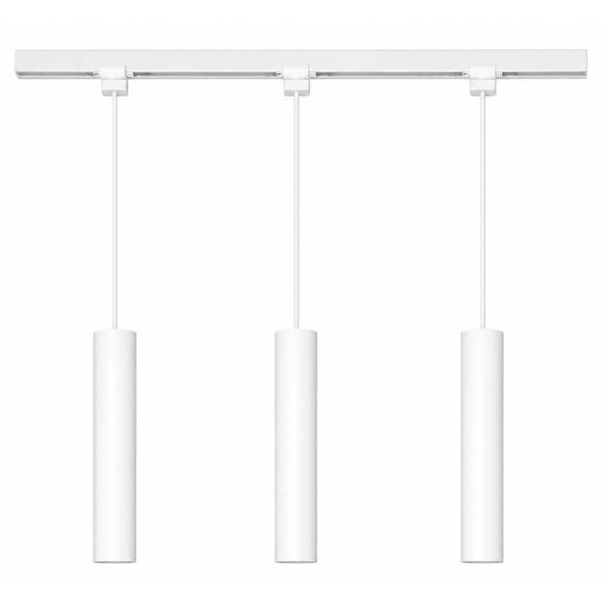 Philips - Dimbar LED-pendellampa med vajer för EASYLINK-skensystemet, 3x GU10/7W/230V, 2200–2700 K, 1 m, vit